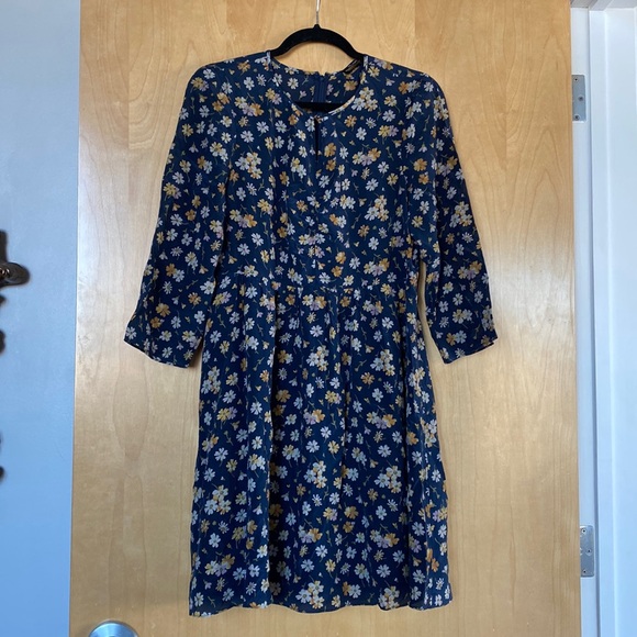 100% Silk Madewell Dress - Picture 1 of 5